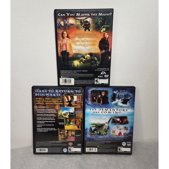 Playstation 2 Harry Potter Lot Of 3 CIB Sony 2004-2009 Pre-owned - Picture 2 of 8